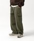 가먼트 다잉 카고 데님 팬츠 (KHAKI)