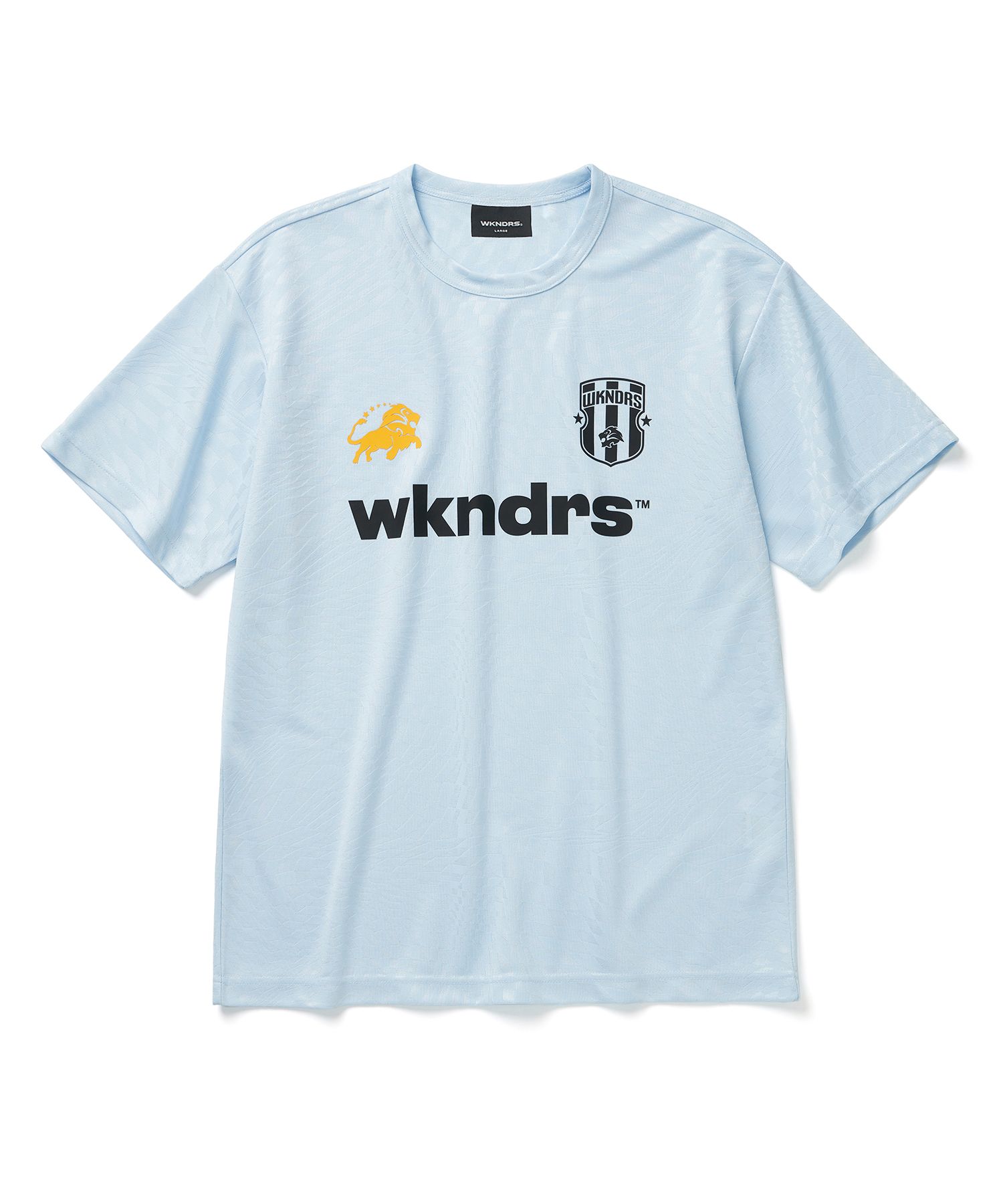 [WKNDRS] KING SOCCER SS JERSEY /追跡付 KING SOCCER SS JERSEY (BLACK) - WKNDRS | 60% - Asian Fashion