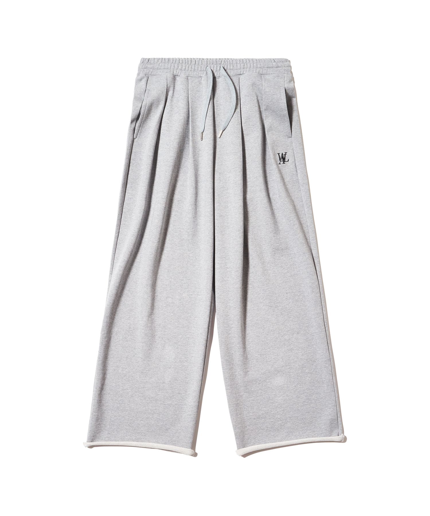 パンツ WOOALONG Signature easy wide pants GREY SF1DWD104GY MUSINSA公式 | WOOALONG Signature easy wide pants - GRAY