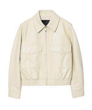 램스킨 포켓 자켓 [크림]