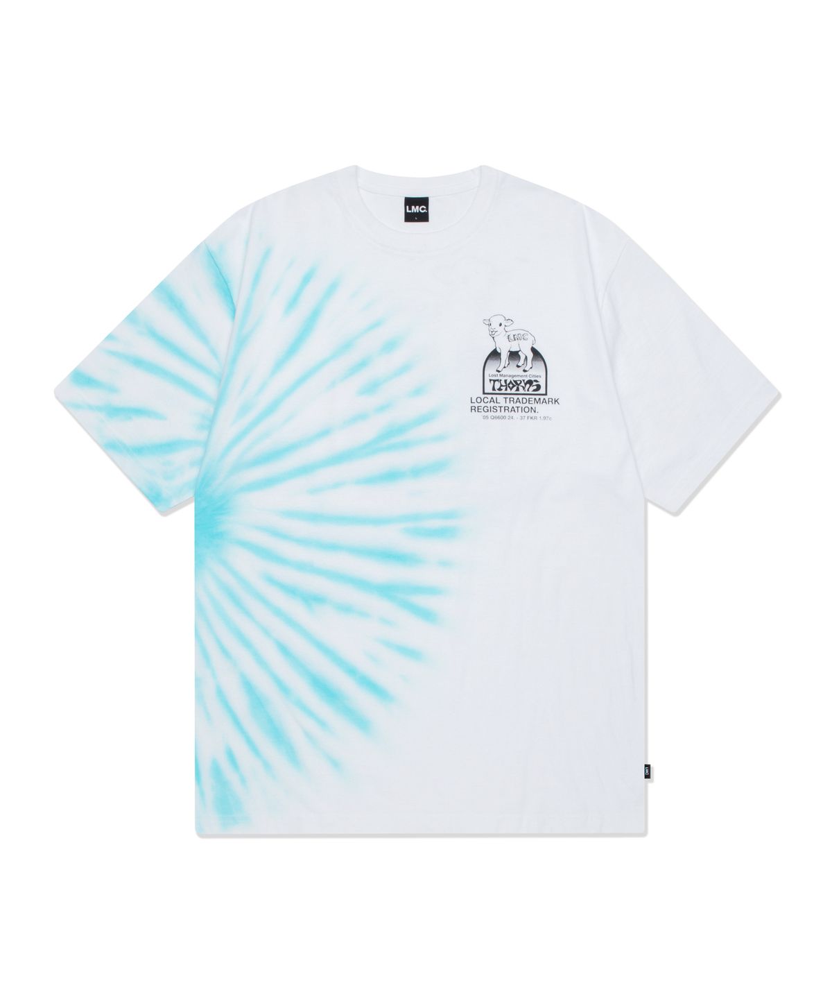 엘엠씨(LMC) THORNS TIE DYE LAMB TEE white
