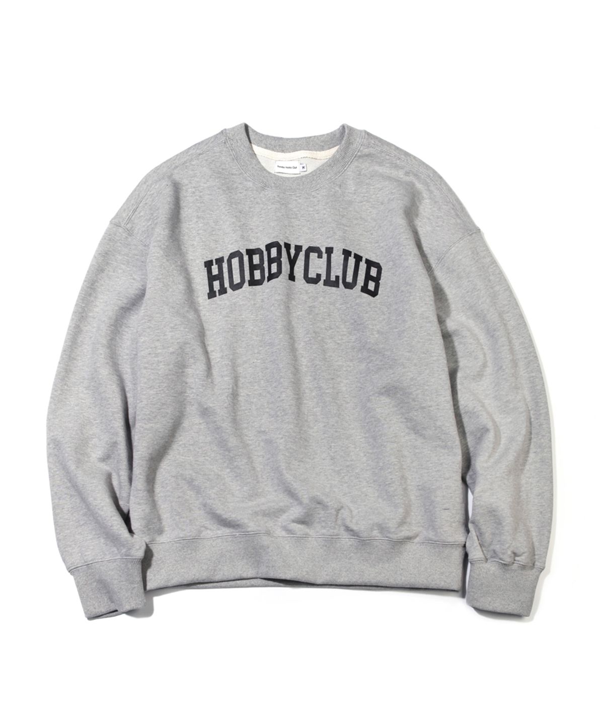 선데이하비클럽(SUNDAY HOBBY CLUB) HC 아치 로고 스웨트셔츠-그레이