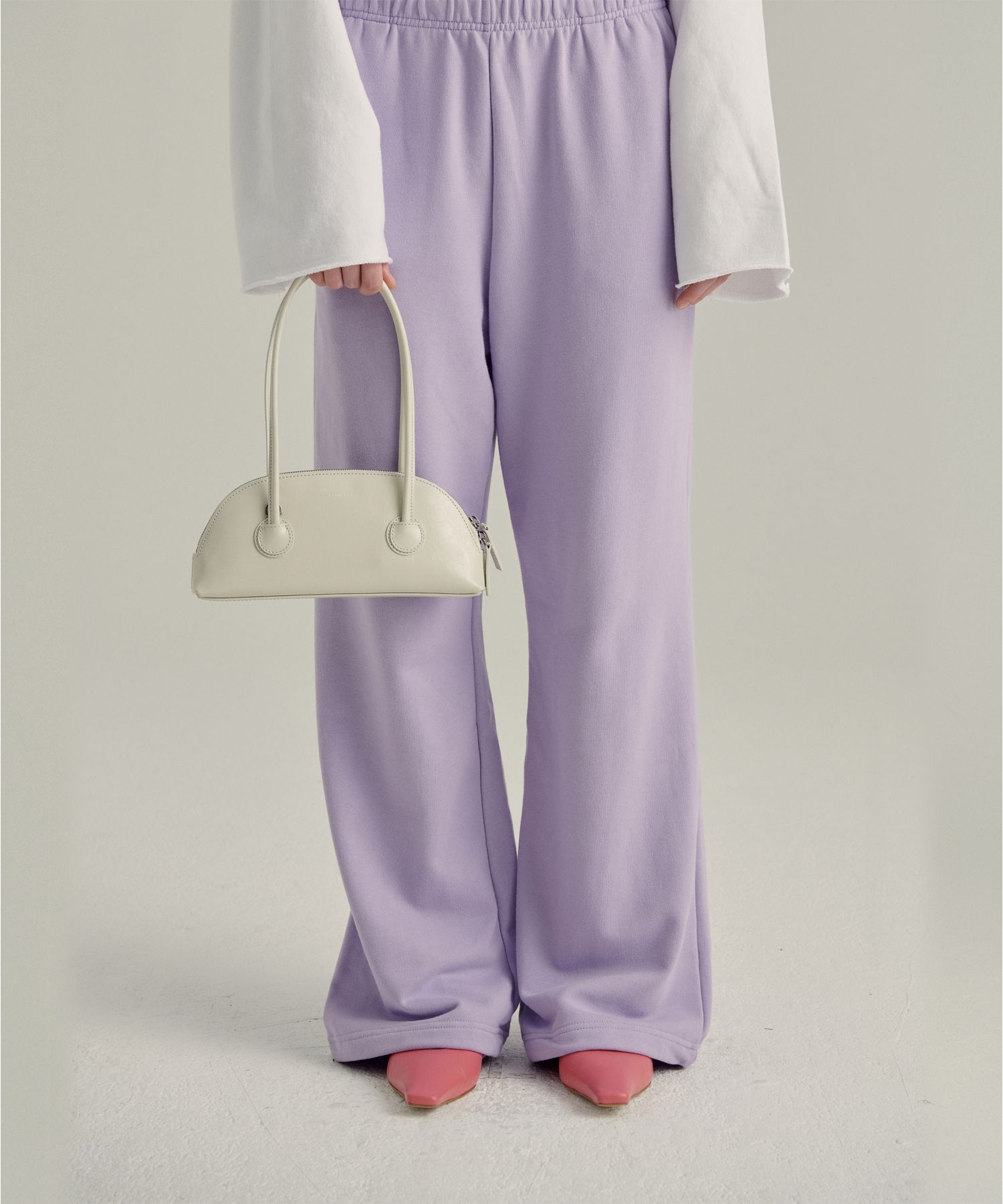☆MARGE SHERWOOD☆ BESSETTE SHOULDER STRAP lilac crinkle MUSINSA | MARGESHERWOOD BESSETTE SHOULDER + STRAP - lilac