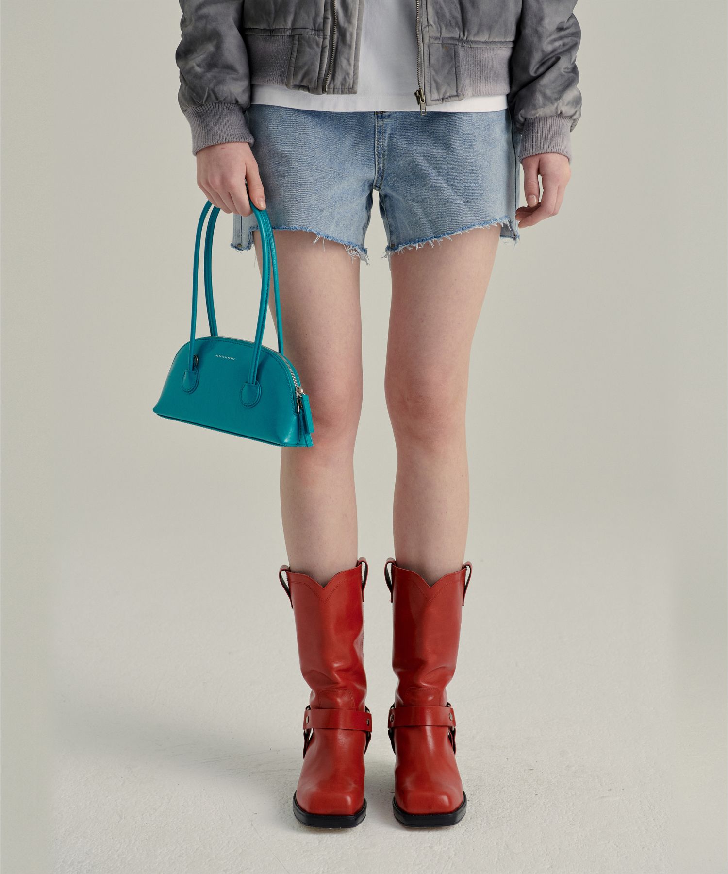 ☆MARGE SHERWOOD☆ BESSETTE SHOULDER STRAP peacock green c MUSINSA | MARGESHERWOOD BESSETTE SHOULDER + STRAP - peacock
