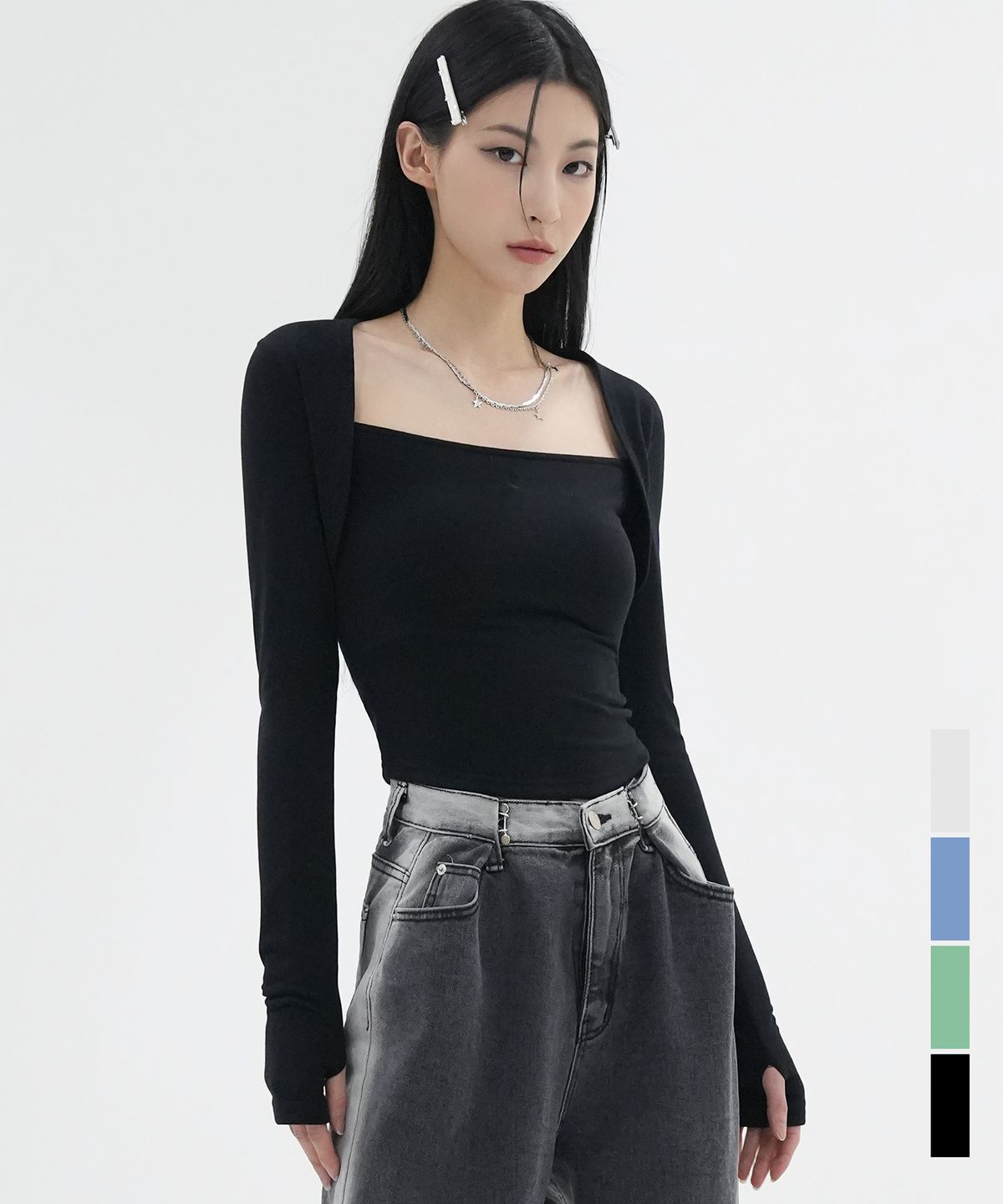 어반드레스(AVANDRESS) BELL Bolero Crop T - 4COL