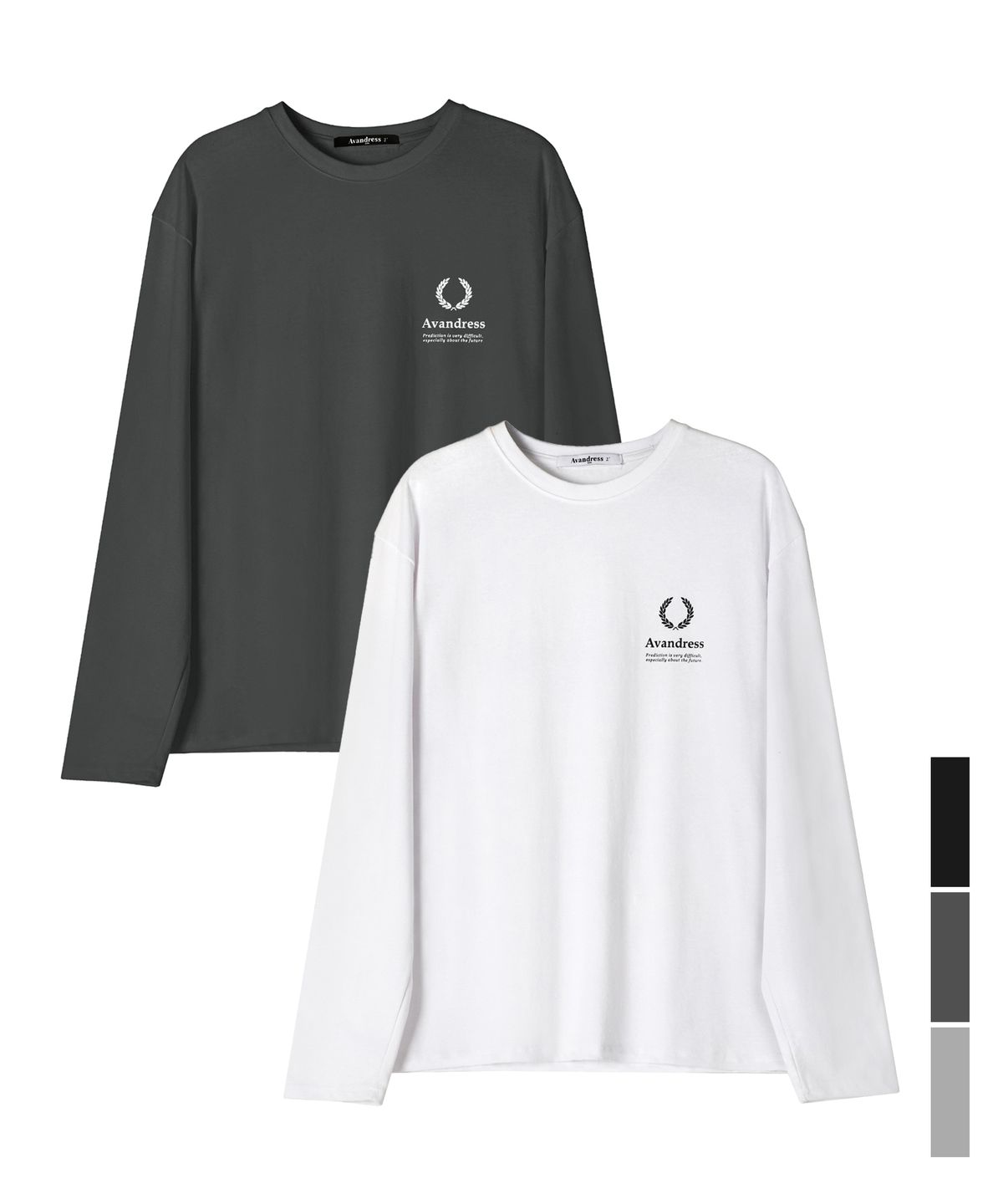 어반드레스(AVANDRESS) MINI LAUREL LONG SLEEVE T-SHIRT - 3COL