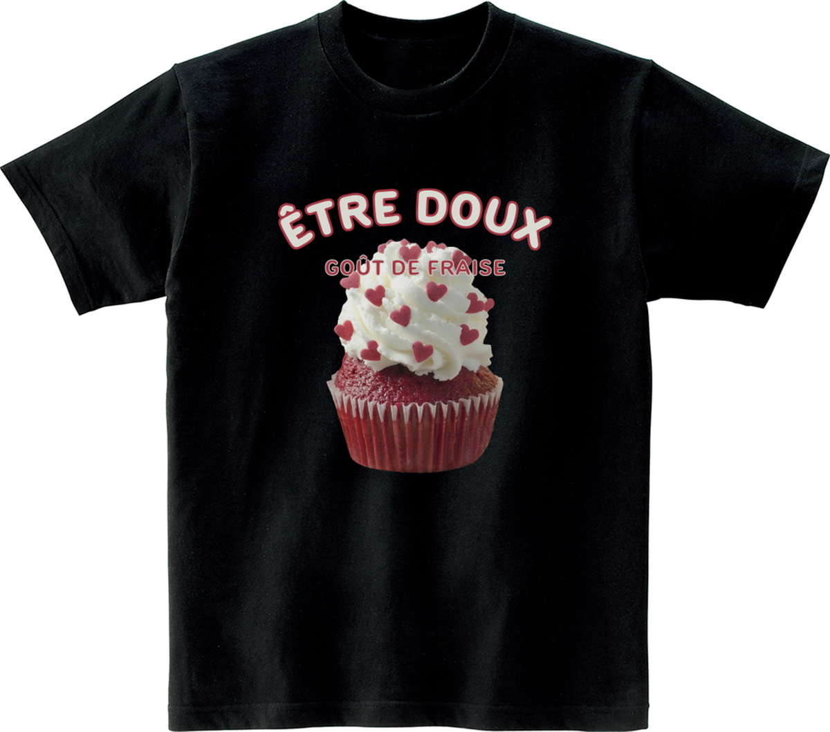 어썸어스(AWESOMEUS) (23SS)Etre Doux 로고 핑크 반팔 티셔츠 블랙