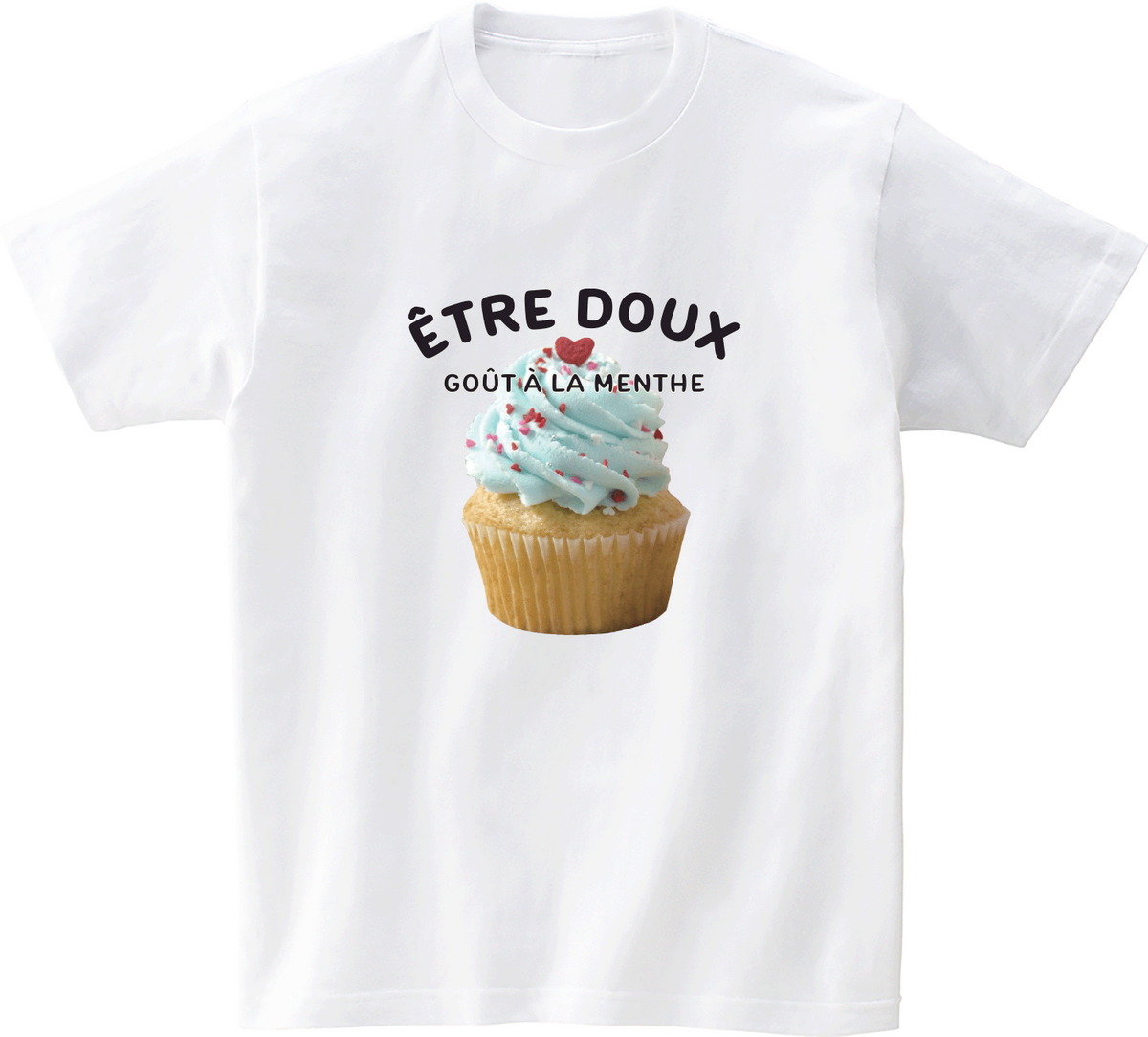 어썸어스(AWESOMEUS) (23SS)Etre Doux 로고 블랙 반팔 티셔츠 화이트