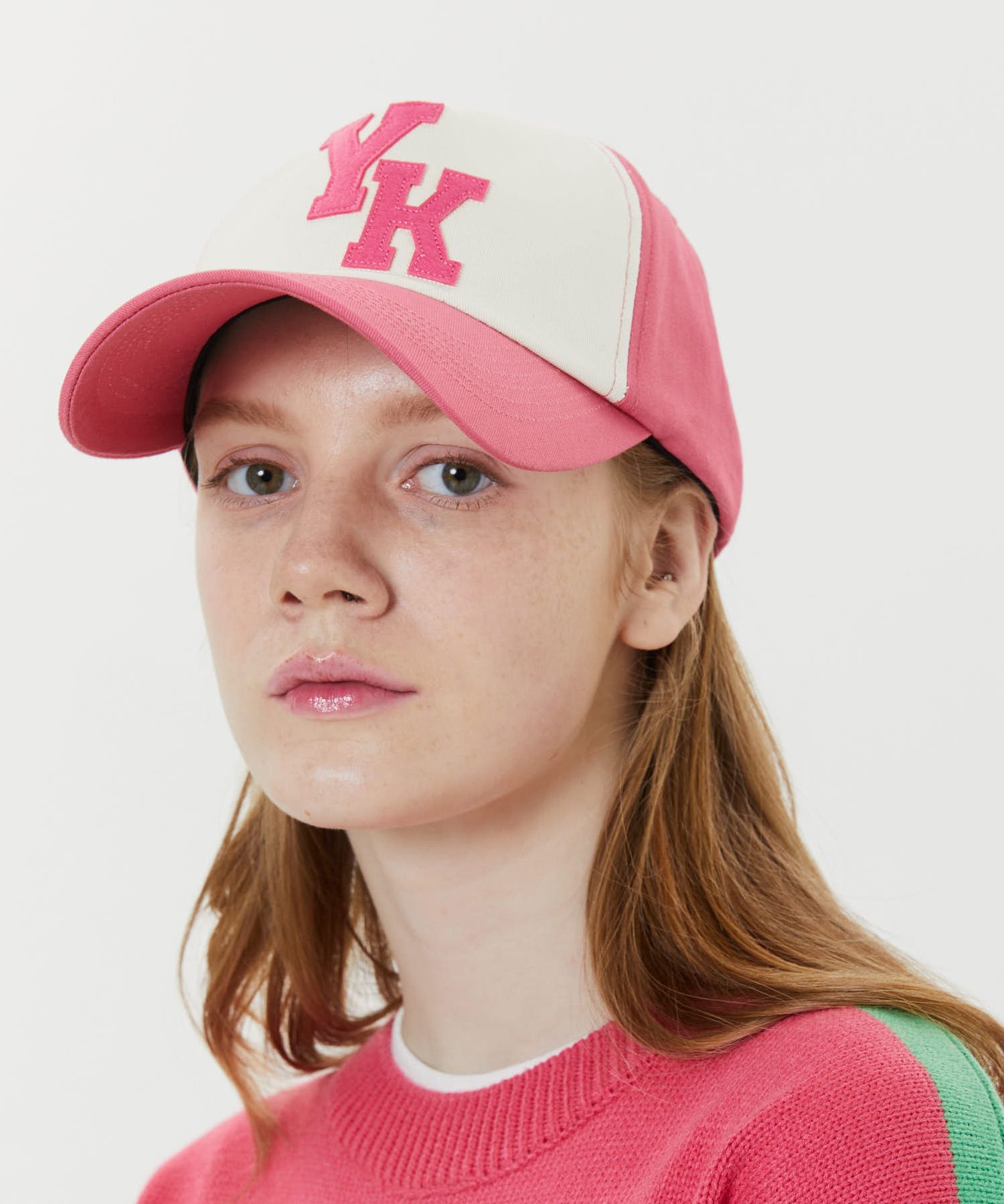★Wai Kei★ 5 Maltese Two-Tone Ball Cap Dust Pink YKBE01AC01 5 Maltese Two-tone Ball Cap DUST PINK - waikei