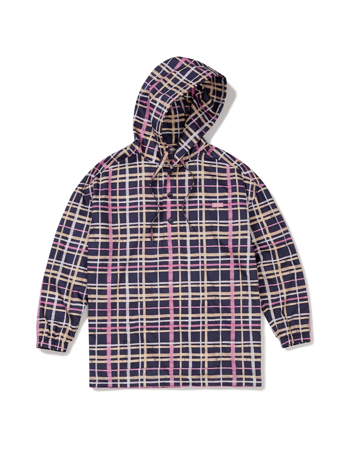 엠엠엘지(MMLG) [Mmlg] MULTI CHECK ANORAK (NAVY)
