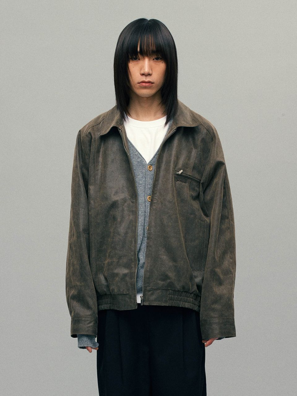 ジャケット Sienne [29CM Exclusive] John Leatherlike Jacket (Brown) MUSINSA | SIENNE John Leatherlike Jacket (Brown)