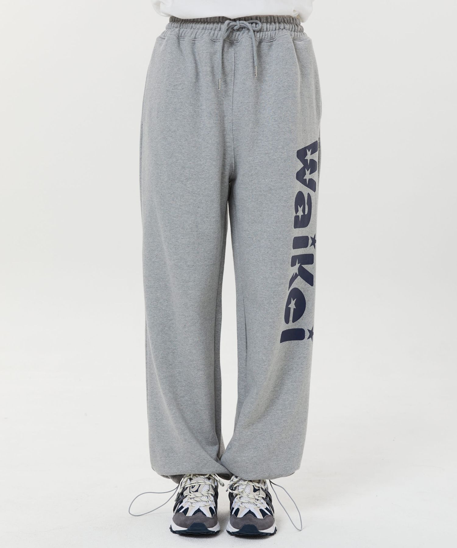 ☆Wai Kei☆ Archive Sweatpants Gray YK22SSPT01 MUSINSA | WAI KEI Star Big Logo Sweatpants Gray