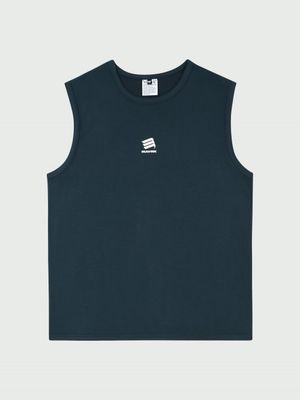 M 스포티 아이콘 데일리 슬리브리스 네이비