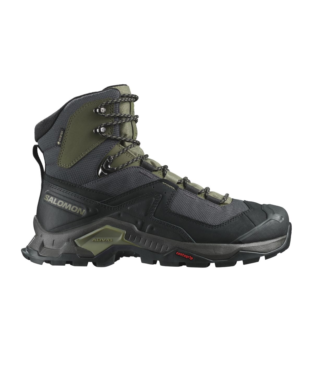 살로몬(SALOMON) 퀘스트 엘리먼트 GTX - 블랙:딥 리첸 그린:올리브 나이트 / L41457100