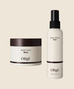 매트 하드 왁스 + 스타일 세팅 픽서 / 맨즈 헤어 세팅 듀오 세트