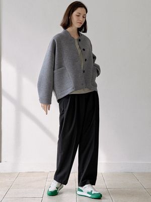 Neoplan Overfit Baseball Jumper - GREY