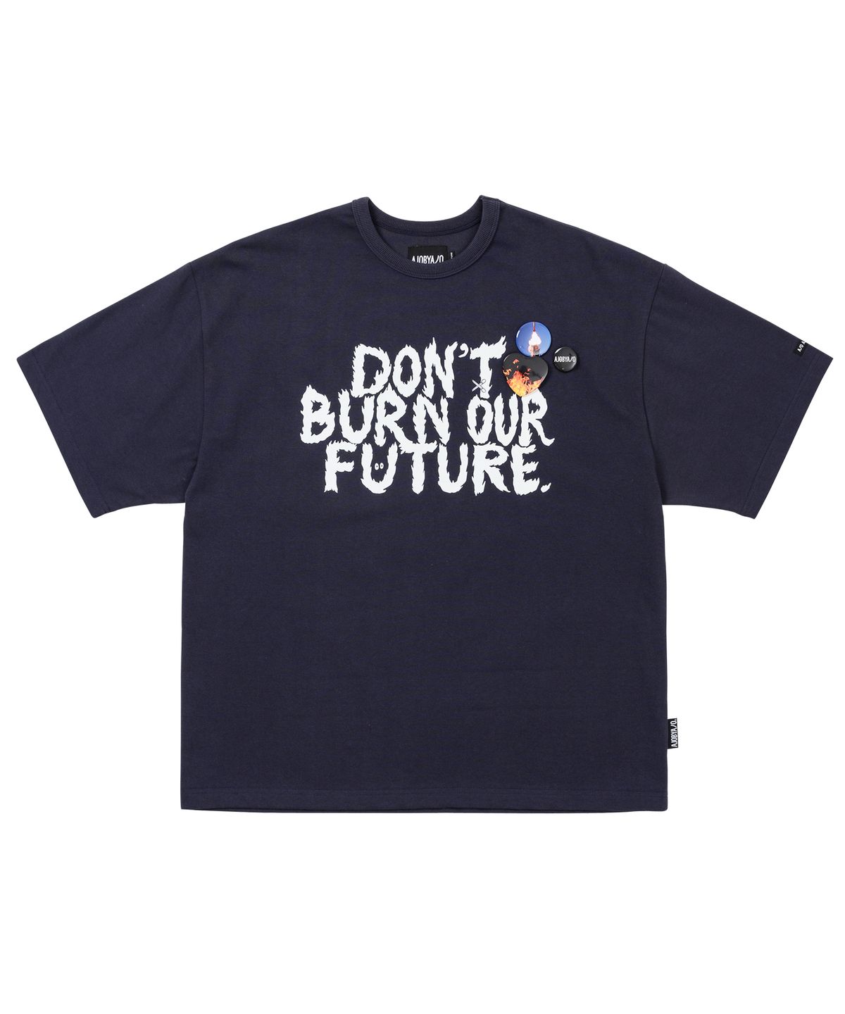 아조바이아조(AJOBYAJO) [PBA] DBOF Logo T-Shirt [DARK NAVY]
