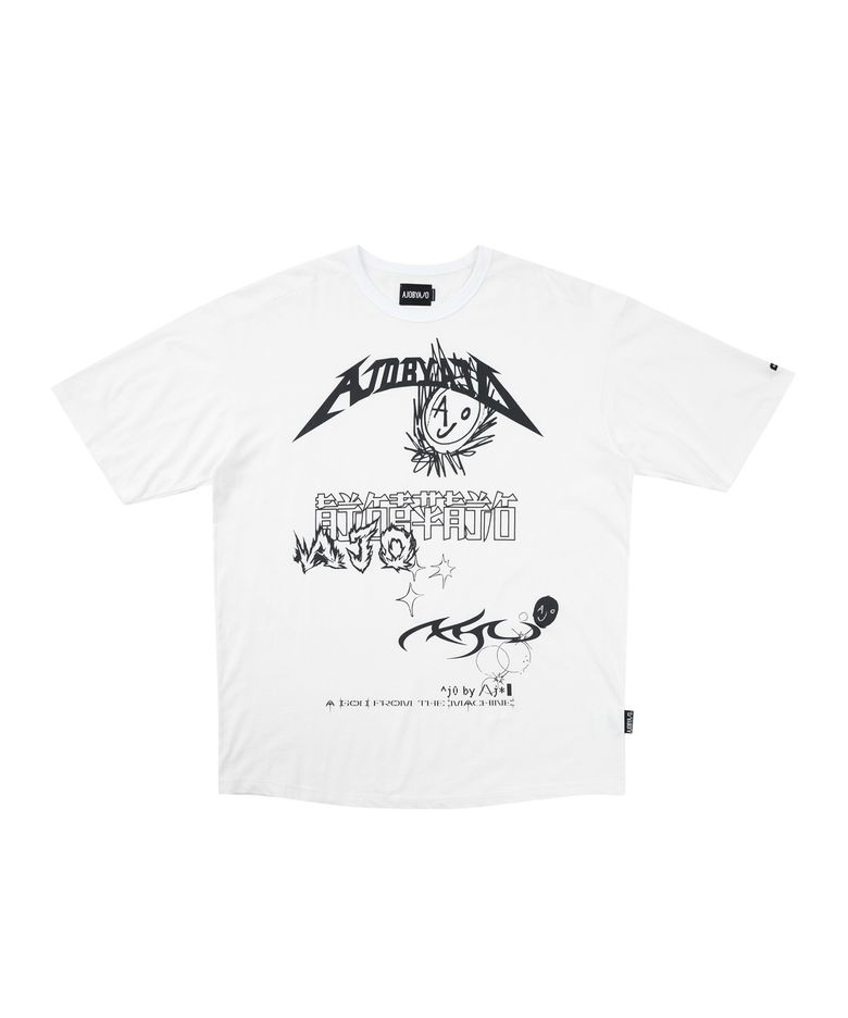 [PBA] AJO Collage T-Shirt [WHITE]