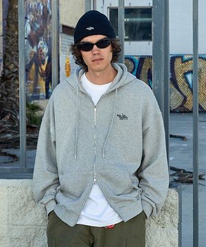 오리지널 슬램로고 후드 집업 그레이 FZT1026-Z