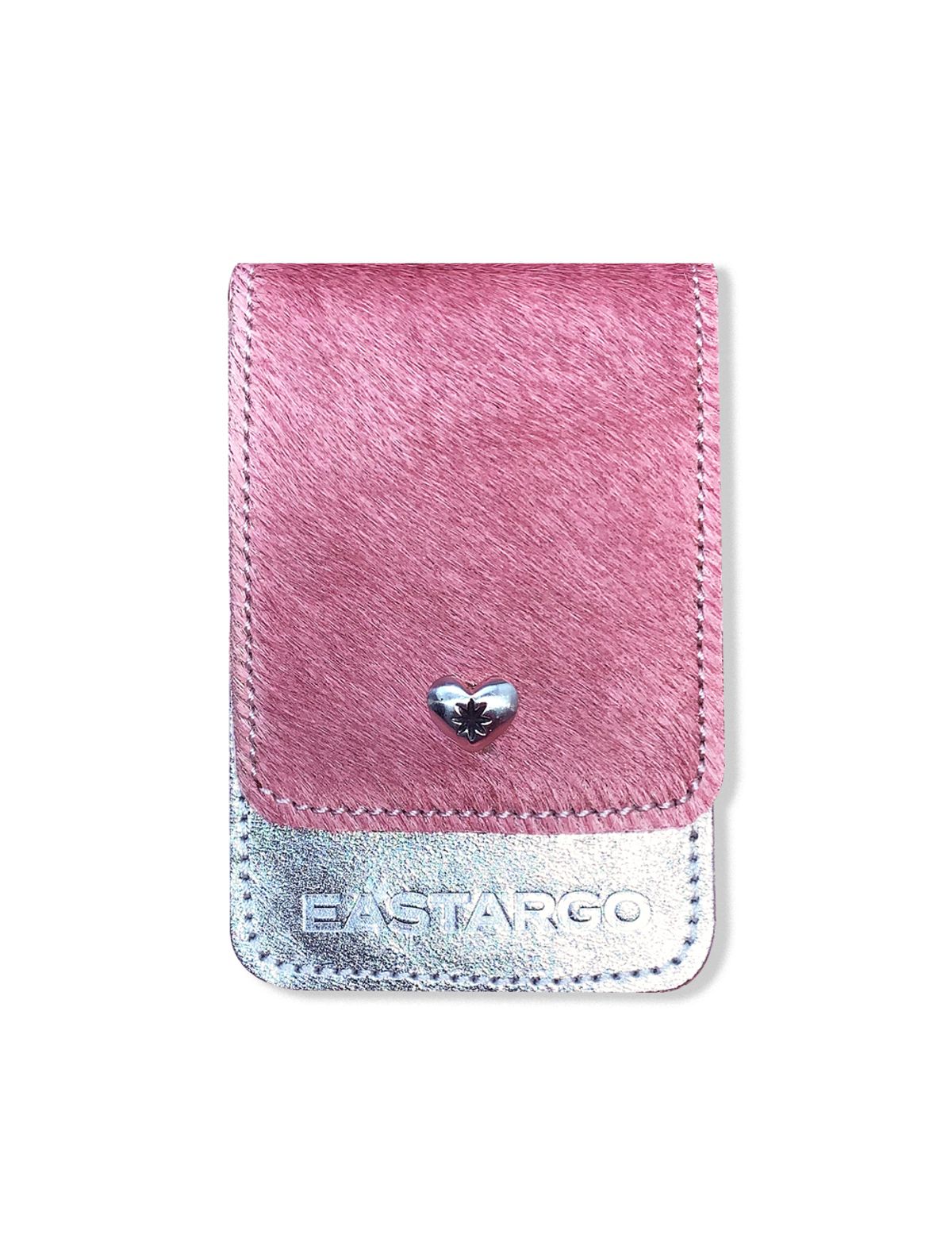 이스트아르고(EASTARGO) PINK HEART BENTO WALLET (SILVER)