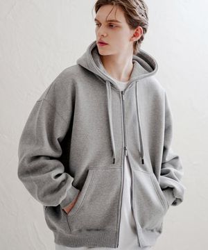 네오코지 후드집업 그레이 JJHD7647