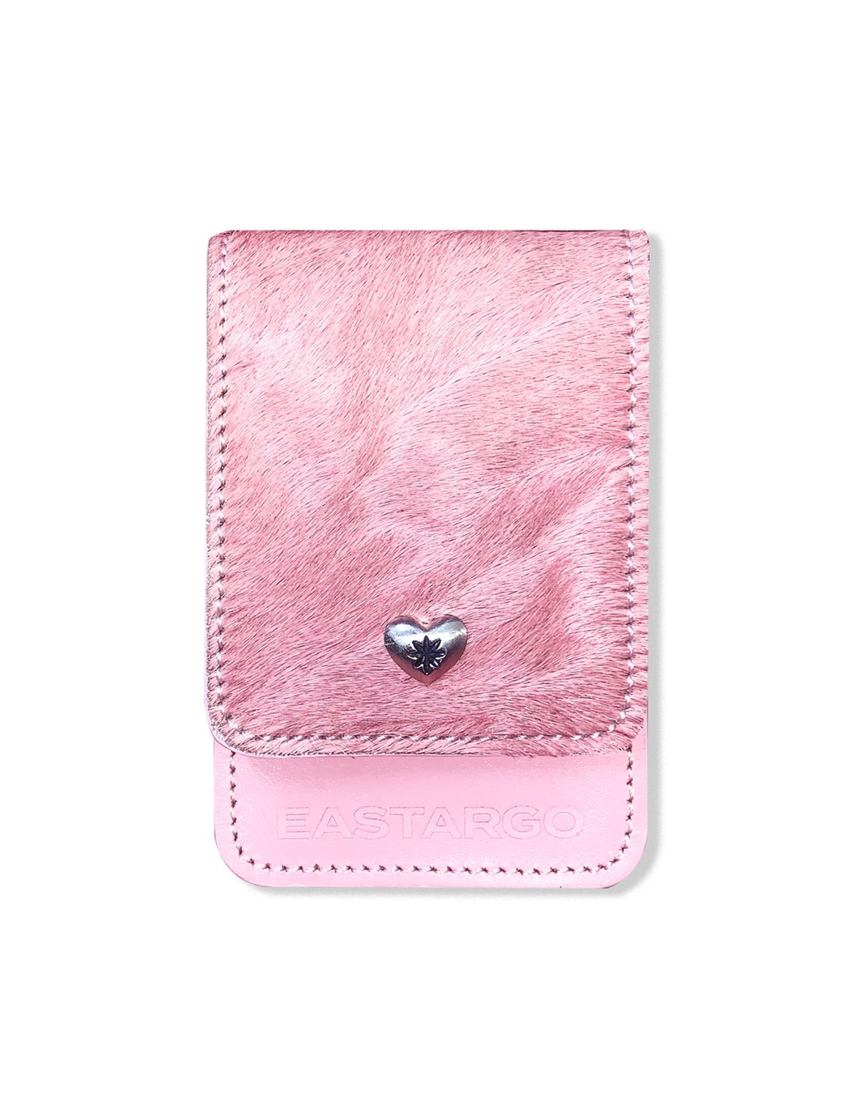이스트아르고(EASTARGO) PINK HEART BENTO WALLET (PINK FUR)