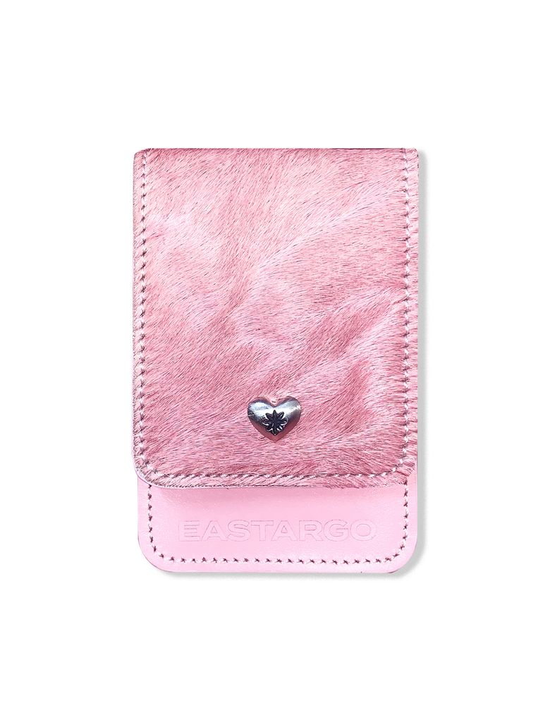 PINK HEART BENTO WALLET (PINK FUR)