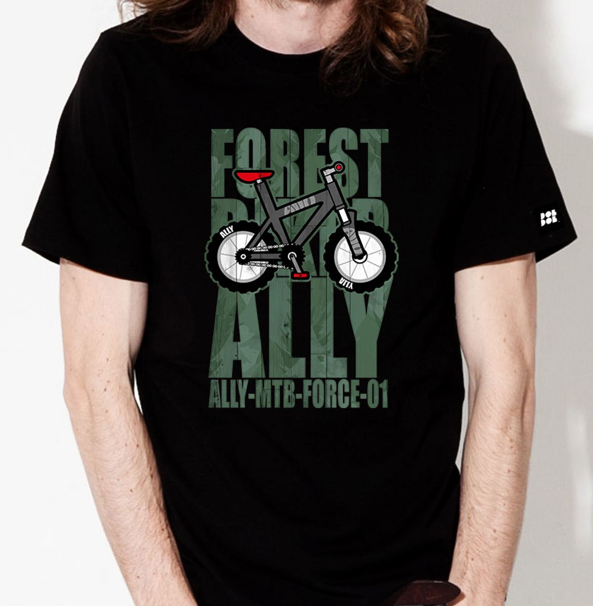 돌돌(DOLDOL) ALLY_T-shirts_15 자전거 캠핑 여행 사슴 엘리 캐릭터 그래픽 티셔츠