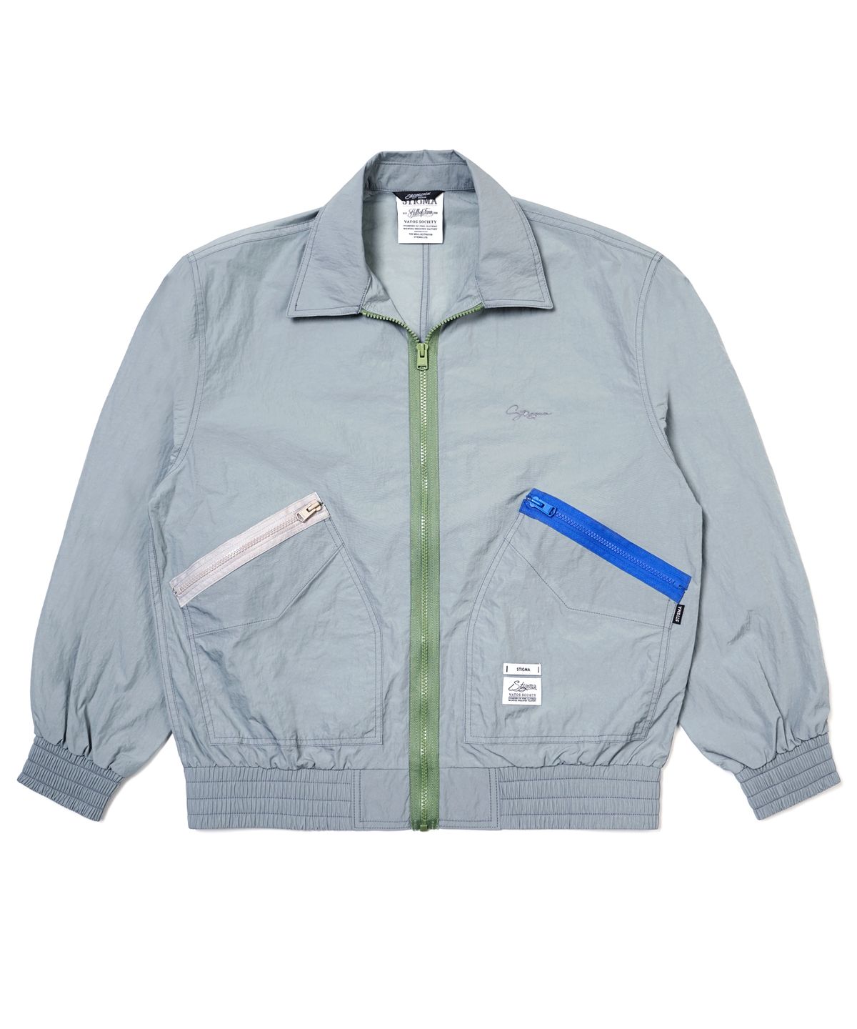 스티그마(STIGMA) 23 STITCHED WINDBREAKER GREY