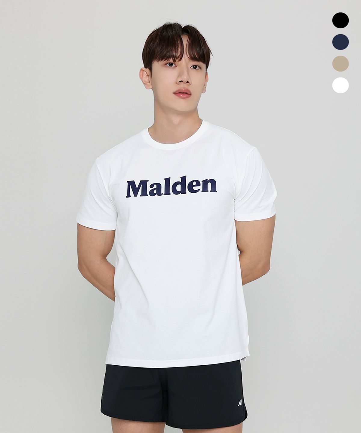 몰든(MALDEN) 에어리즈 로고 반팔 티셔츠