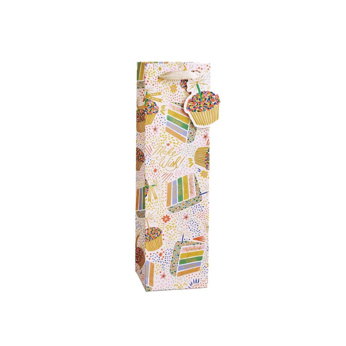 라이플 페이퍼(RIFLE PAPER) Birthday Cake 와인 기프트 백