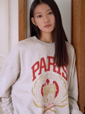 Paris Sweatshirt heather oatmeal