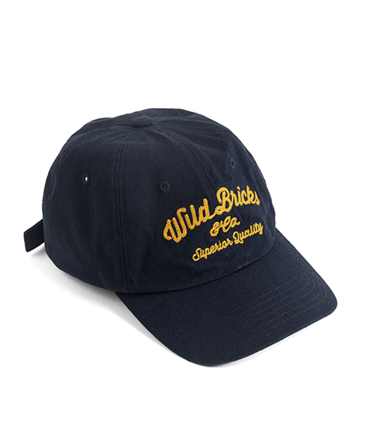 와일드 브릭스(WILD BRICKS) CT CHAIN STITCH LOGO CAP (navy)