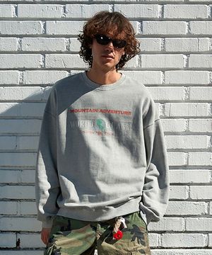 월드클래스 피그먼트 맨투맨 티셔츠 그레이 FMT751