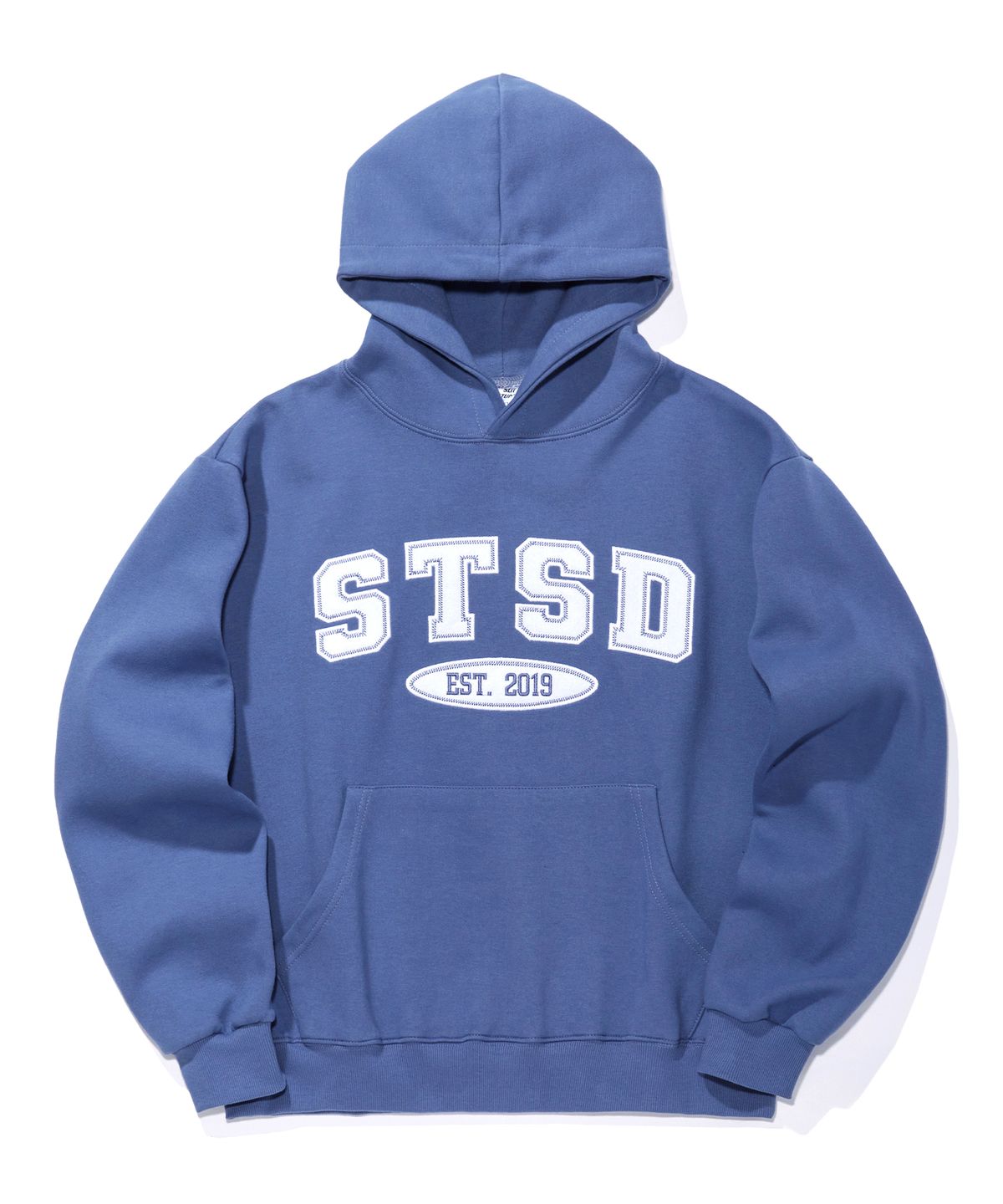 에스릿 스튜디오(SLIT STUDIO) STSD 아치 로고 후드 블루