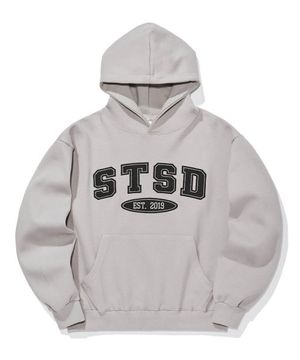 STSD 아치 로고 후드 그레이