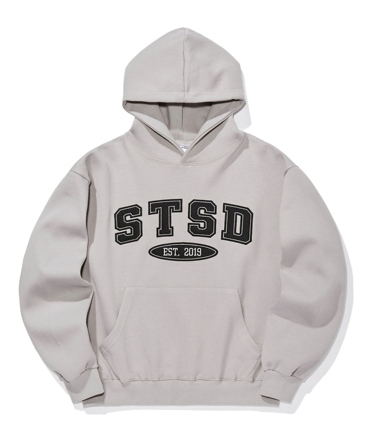 에스릿 스튜디오(SLIT STUDIO) STSD 아치 로고 후드 그레이