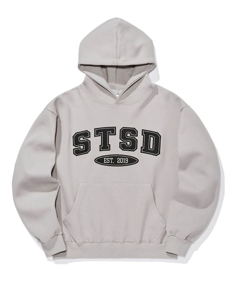 STSD 아치 로고 후드 그레이
