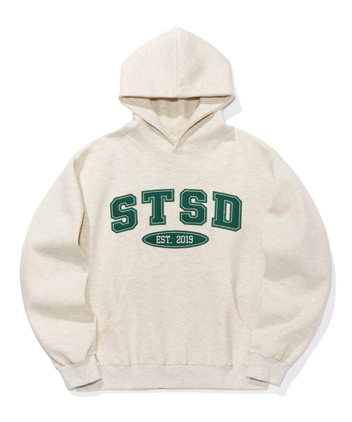 에스릿 스튜디오(SLIT STUDIO) STSD 아치 로고 후드 오트밀