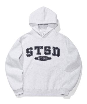 STSD 아치 로고 후드 멜란지 그레이