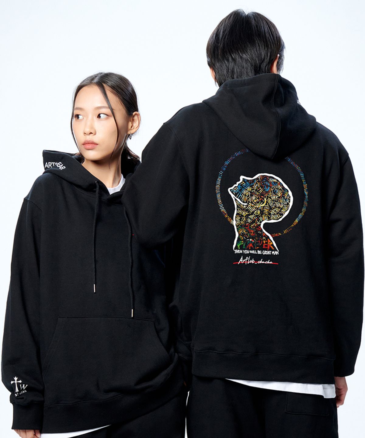 아티스트웨어(ARTISTWEAR) [ATW X 아트랩차차] 포에버씽크 후드티