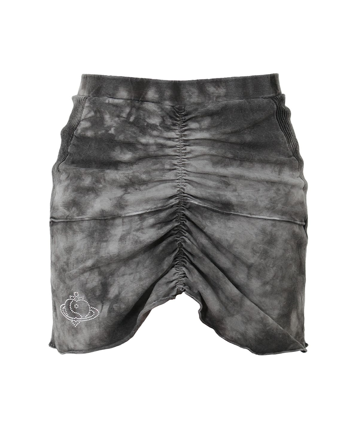 플라즈마스페어(PLASMA SPHERE) LIFT SKIRT IN BLACK(워싱 스커트)