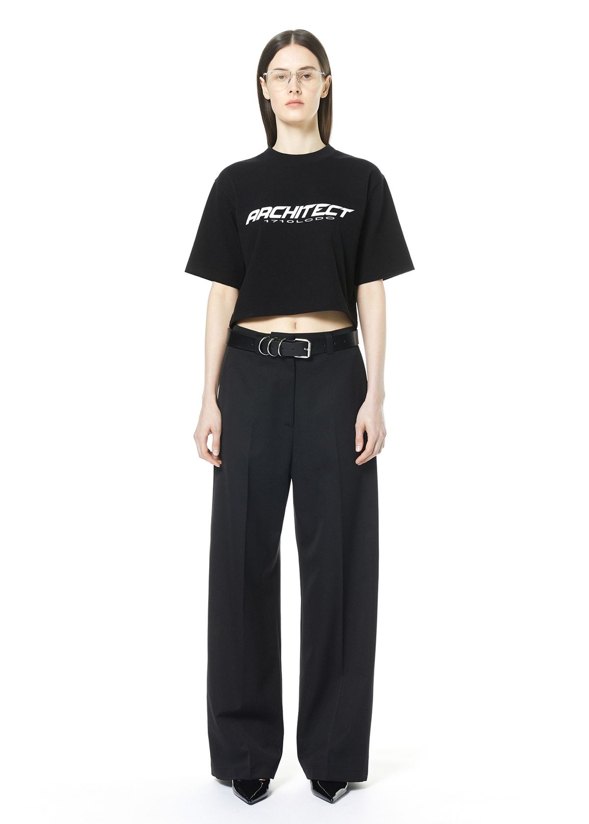 엘씨디씨티엠(LCDC™) ARCHITECT PRINTED  CROPPED T-SHIRT