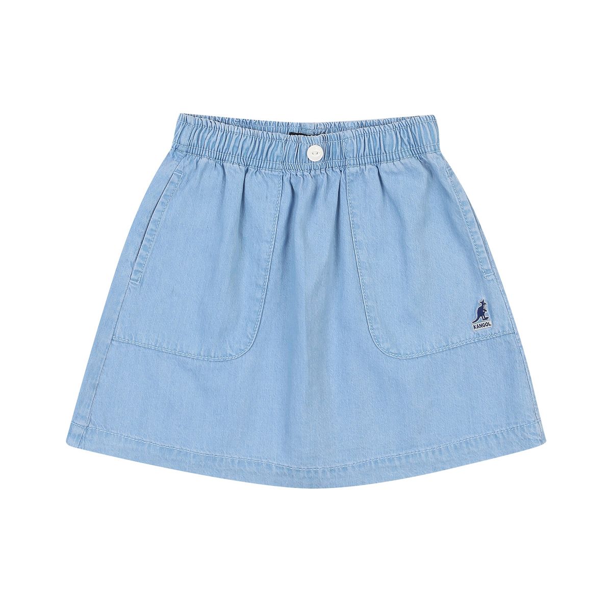 캉골키즈(KANGOL KIDS) 썸머 데님 스커트 PB 2003 라이트 블루/APBCSK20030LU