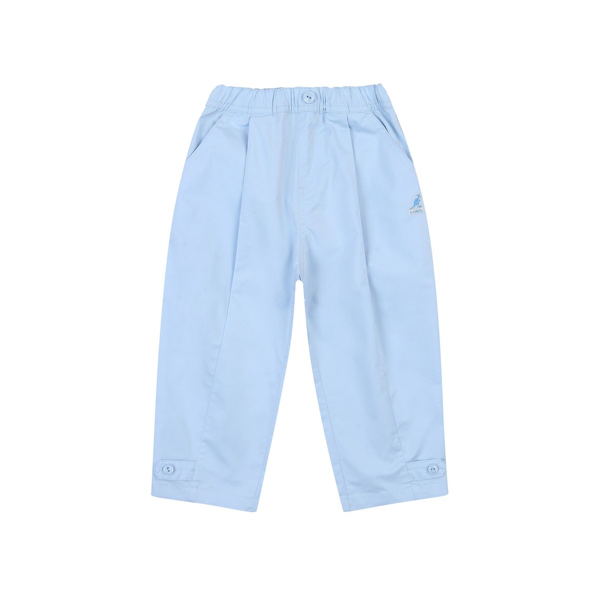 캉골키즈(KANGOL KIDS) 핀턱 썸머 롱 스판 팬츠 PB 0001 라이트 블루/APBCPT00010LU