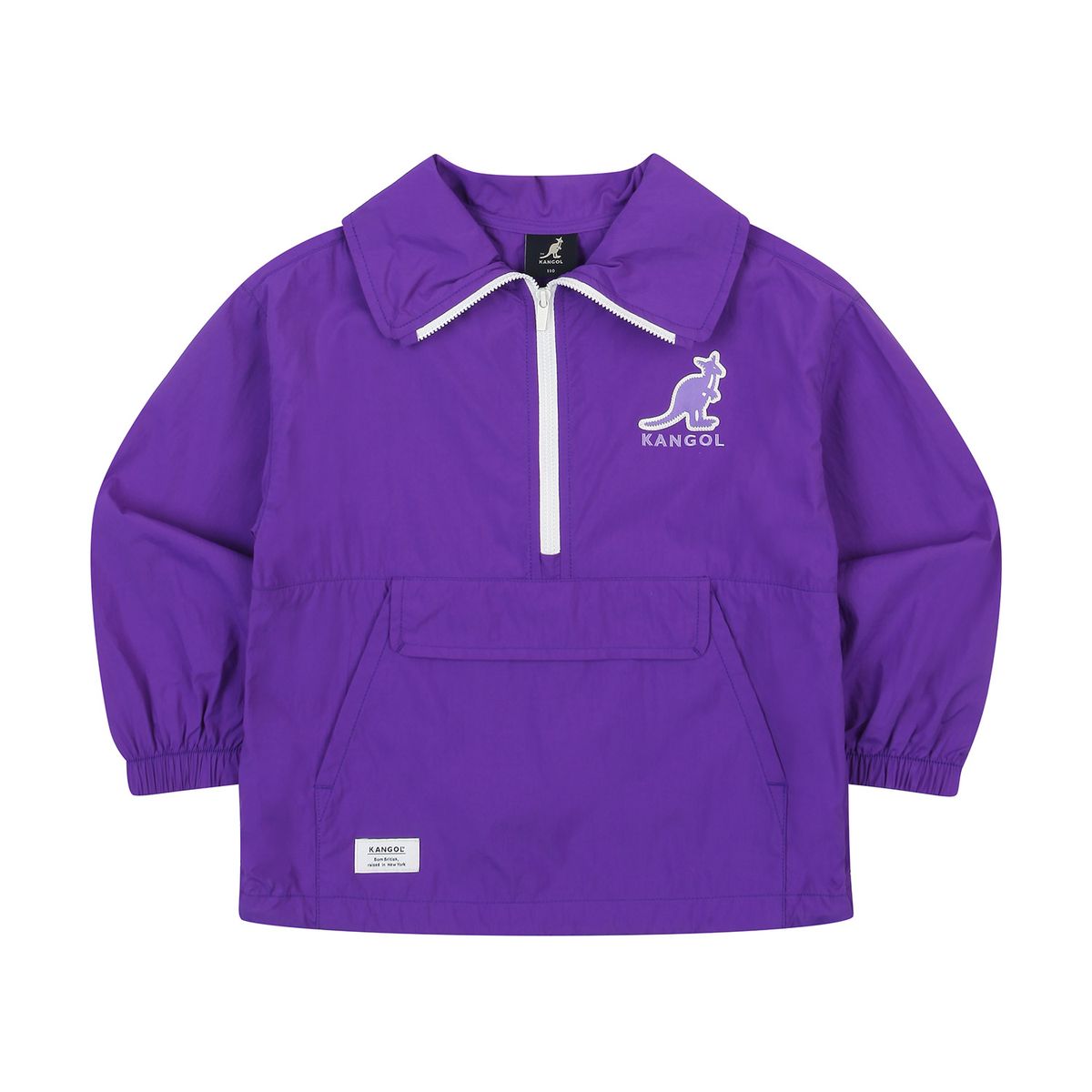 캉골키즈(KANGOL KIDS) 솔리드 아노락 점퍼 PB 0008 퍼플/APBCJP00080PU
