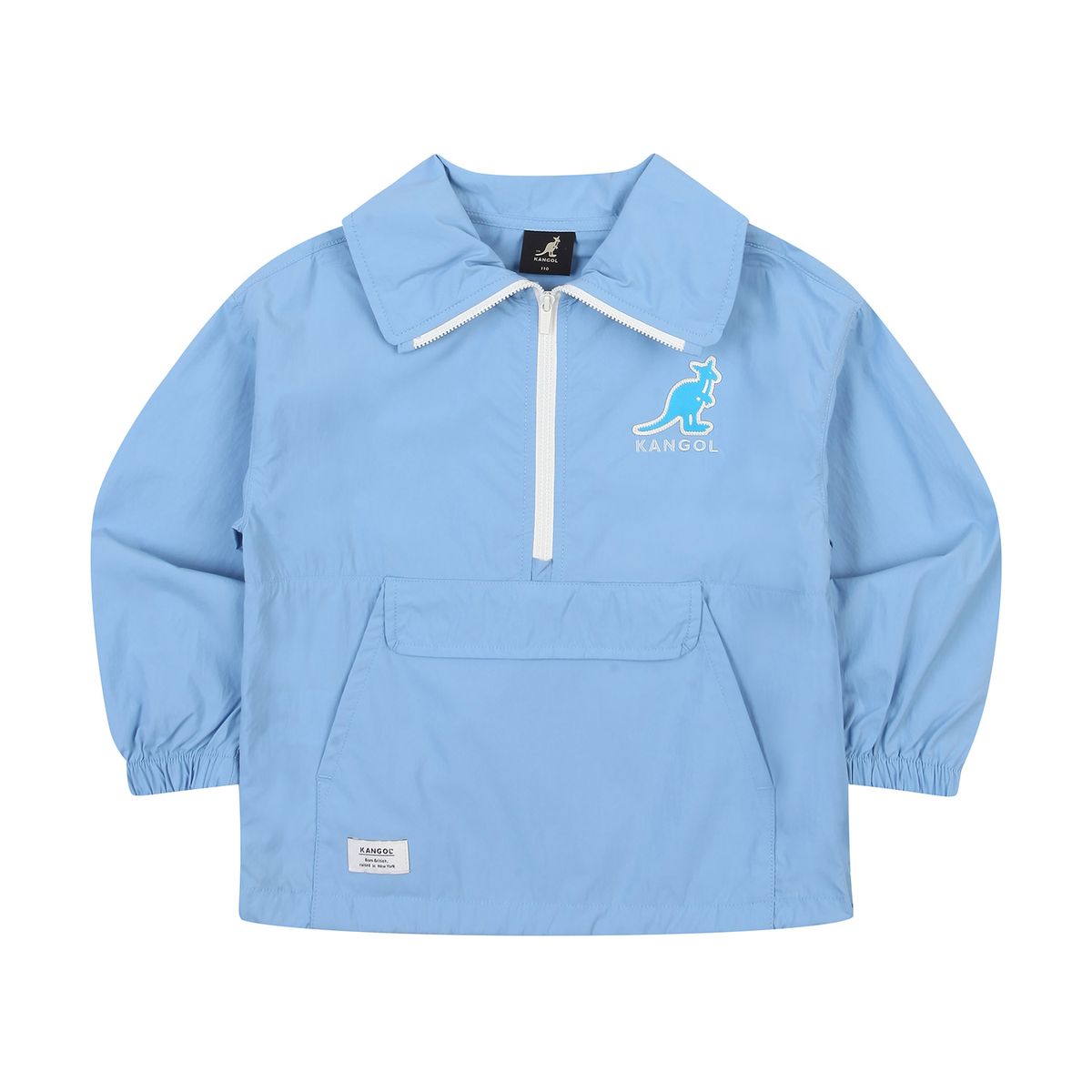 캉골키즈(KANGOL KIDS) 솔리드 아노락 점퍼 PB 0008 라이트 블루/APBCJP00080LU
