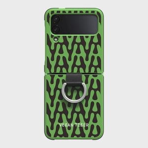 에코프렌즈 비건타이거 커버 with 링 for Galaxy Z Flip4