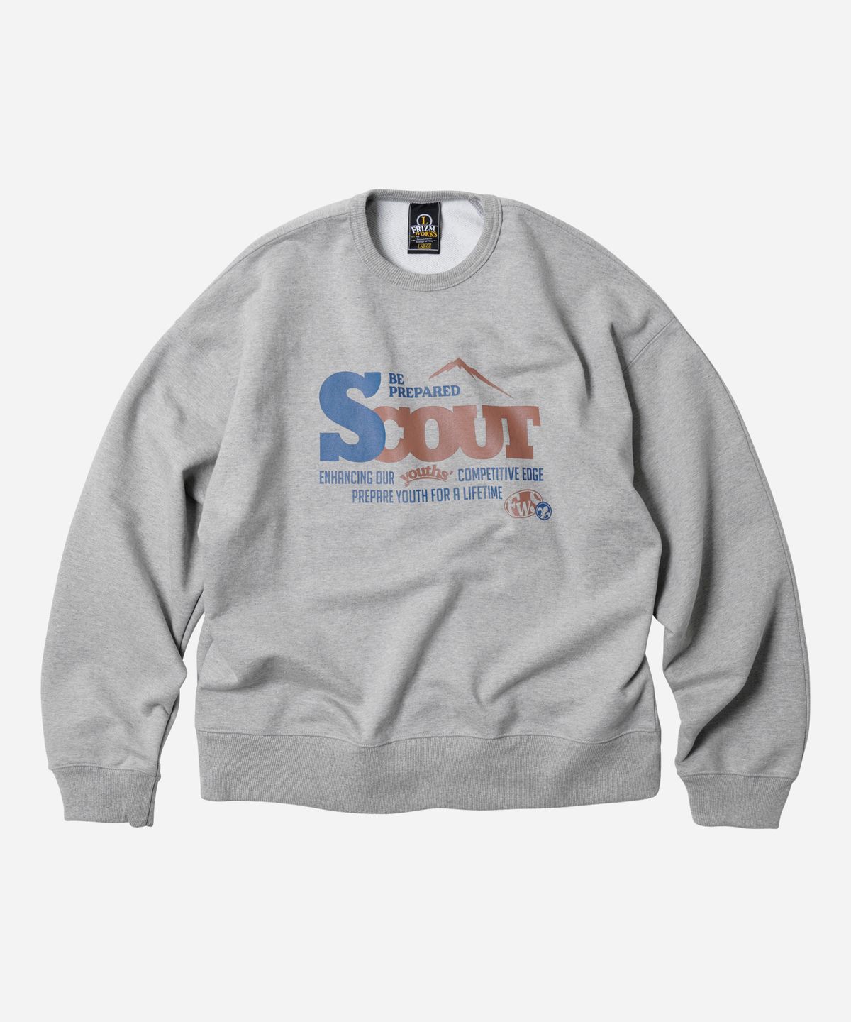 프리즘웍스(FRIZMWORKS) SCOUT SWEATSHIRT _ GRAY