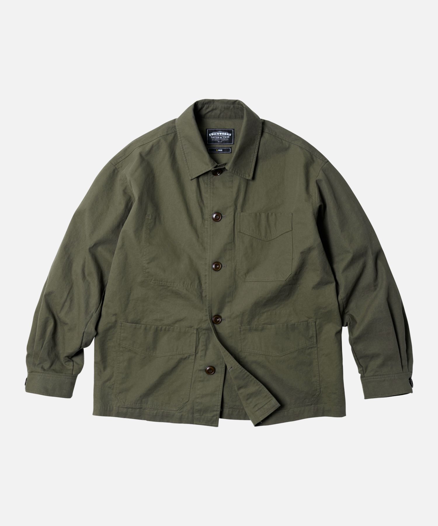 MUSINSA | FRIZMWORKS FRENCH WORK JACKET 002 _ OLIVE